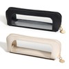 2 Piece Pencil Bag PU Pencil Bag Waterproof Transparent Pencil