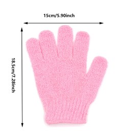 Exfoliating Gloves,4 Pairs Exfoliating Bath Gloves for Shower,Shower Scrub Gloves,Shower Exfoliating Gloves for Women & Men,Spa Exfoliation Bath Utensils