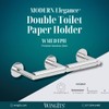 WingIts WMEDTPHPS Modern Elegance Toilet Paper Holder, Silver
