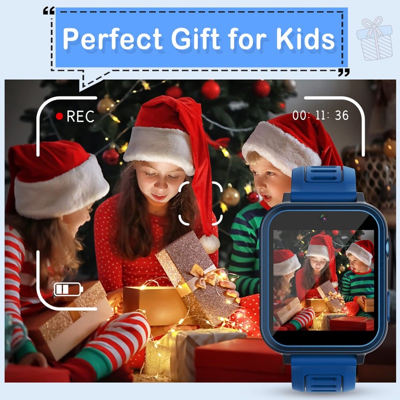 Phyulls Smart Watch for Kids with 39 Games Alarm Clock,