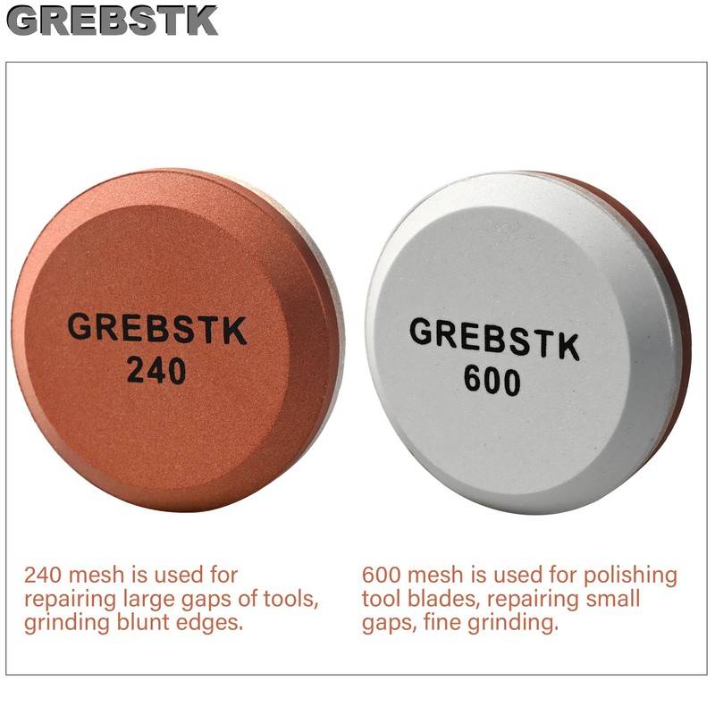 GREBSTK Dual Axe Sharpener Stone for Sharpening Hatchet Tool Knives