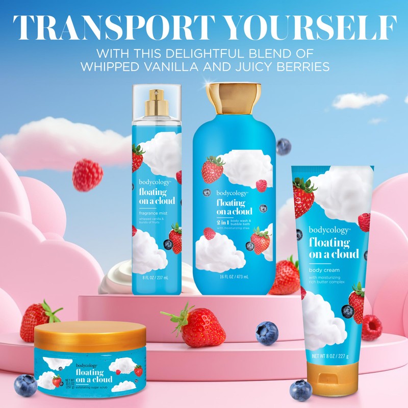 Bodycology Shea Butter Body Cream, Floating On A Cloud, 8