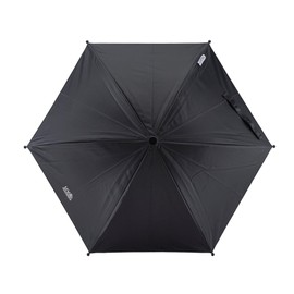 Cuddles Collection Baby Parasol Umbrella Universal 50+ UV Baby and Infant Sun Protection Umbrella for Pram, Stroller, Pushchair and Buggy (Black)