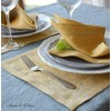 Linen & Cotton Set of 2 Table Mats Placemats Scandi