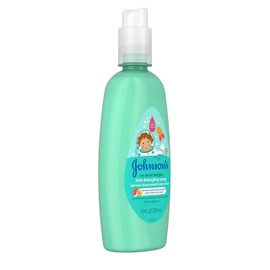 Johnson's No More Tangles Toddler & Kids Detangling Spray, Hypoallergenic & Paraben-Free, No More Tears Formula For Wet or Dry Hair, Fresh Fruity Scent, 10 fl. oz