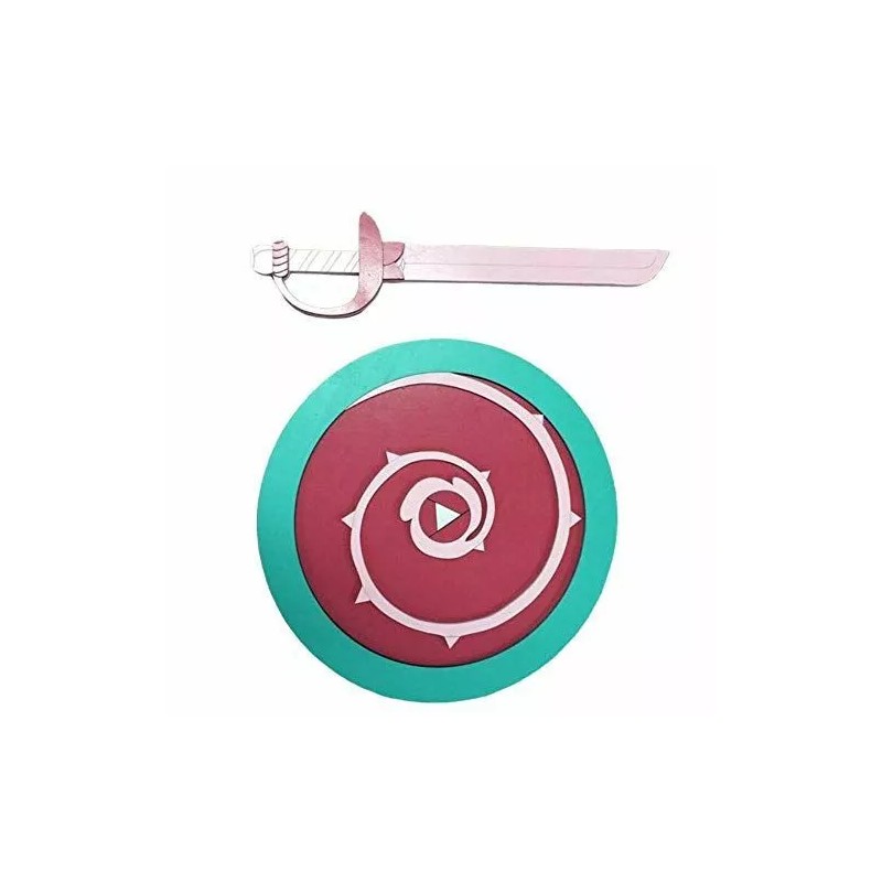AllTru2U Steven Universe Petite Rose Quartz 14" Shield and 17"