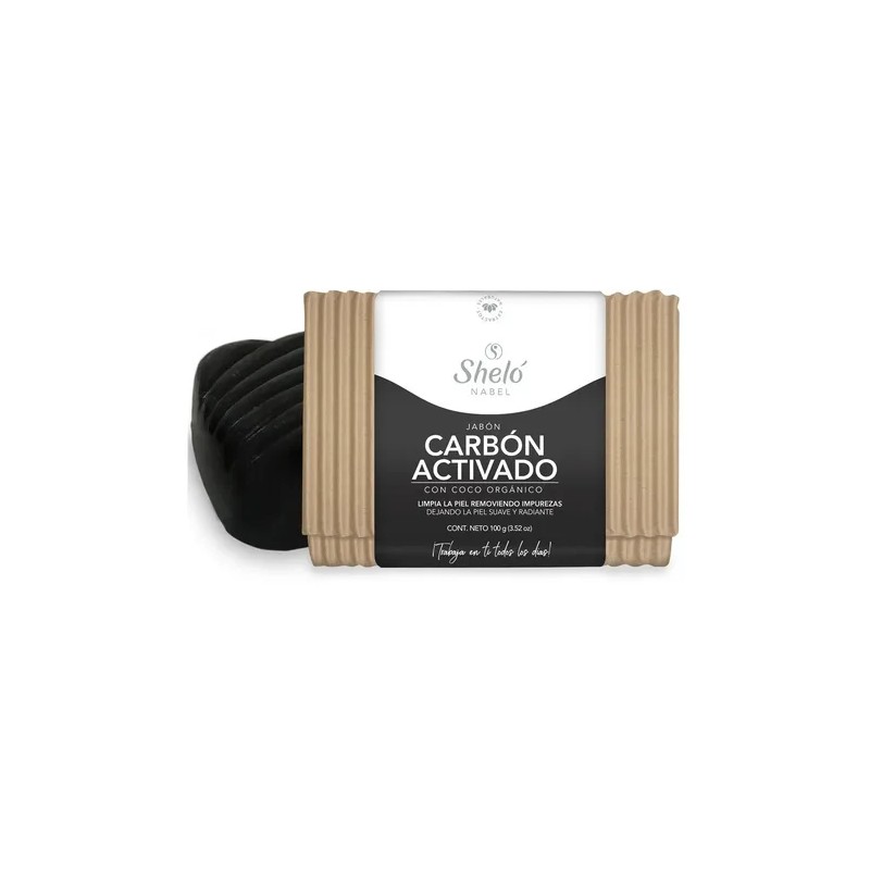Jabón Sheló Nabel Facial Carbón Activado Pack 3x100g Piel Grasa