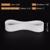 MECCANIXITY Silicone Rubber Bands Rings 100Pcs Non-slip 25mm Dia 1mm