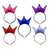10 Corona Luz Princesa Tiara Luminosa Transparente Mayoreo Transparente