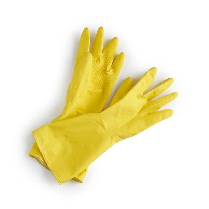 Eco Living Eco Plastic Free Natural Latex Rubber Gloves, 100%