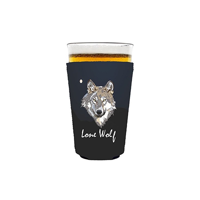 Lone Wolf Pint Glass Coolie