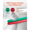 Oxygen Acetylene Hose 100 Ft 1/4 Inch T Grade 300