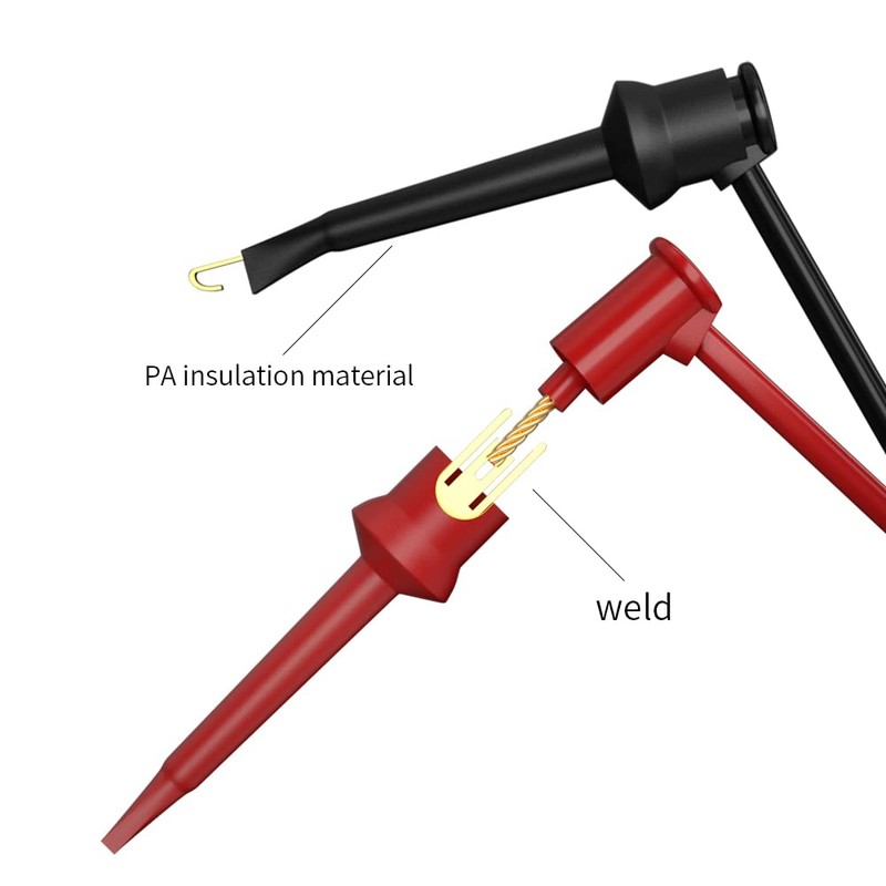CZJZDZ J.70057A - 2 clips de gancho de prueba, cable