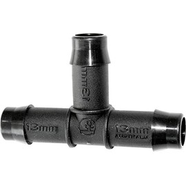 Antelco 45035 13 mm Barbed Tee - Black (Pack of 25)