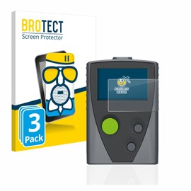 BROTECT Anti-Glare Protective Glass for Swissphone Boss 915 (Pack of 3) Protective Film Tempered Glass Matt [Extremely Scratch-Resistant 9H, Anti-Reflection]