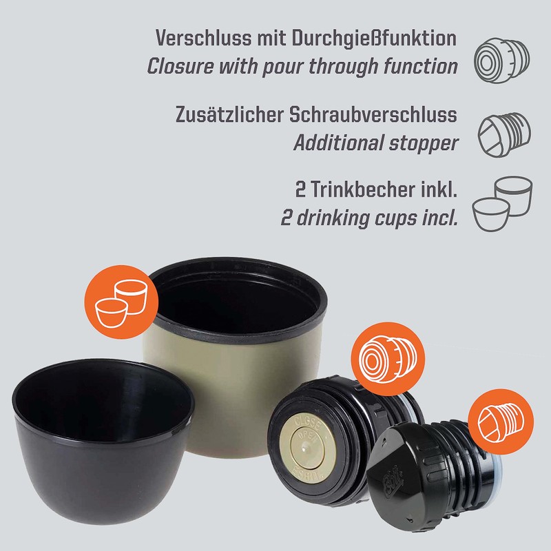 Esbit Classic Insulated Flask 500 ml - Thermos Flask for