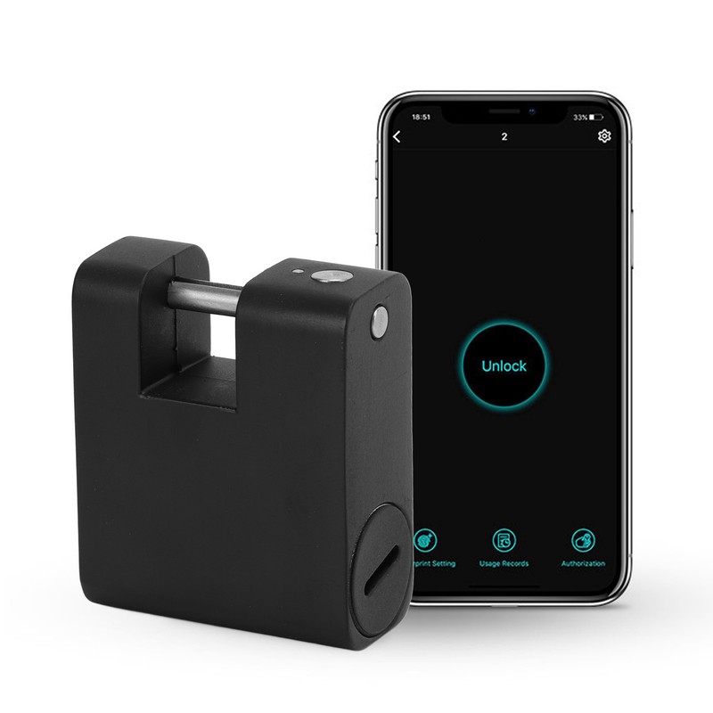 Smart Keyless Lock Bluetooth APP Unlock Anti‑Theft Safety for Home
