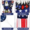 THQZLH Eagle American Flag Wind Sock(2 Pack) - Patriotic Wind