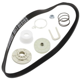 Anxingo AP5951296 Washer Pulley Clutch W10006384 Drive Belt W10396887 Basket Driven Hub Replacement For Whirlpool Washer W10528947 W10721967 W10528947 PS6012095