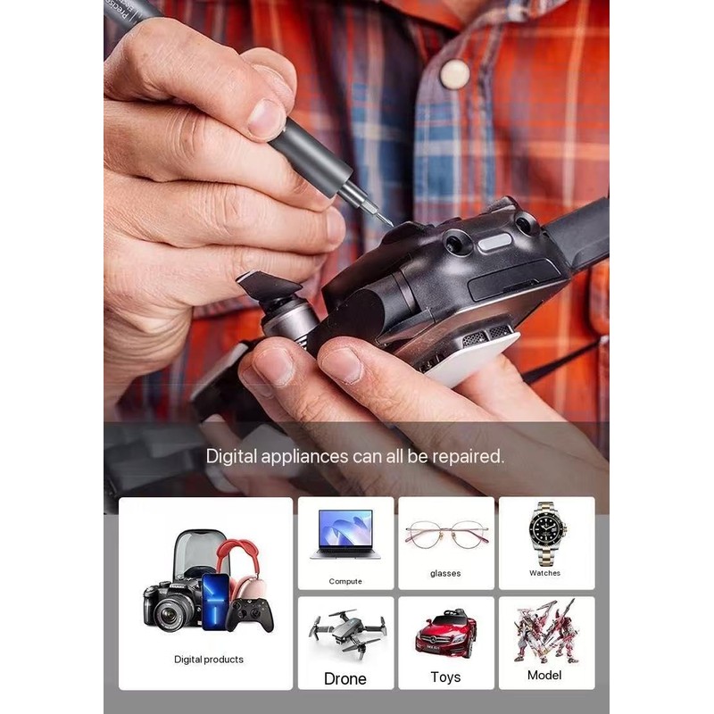 Mini Electric Screwdriver Set - 120-in-1 Precision Wireless Repair Tool