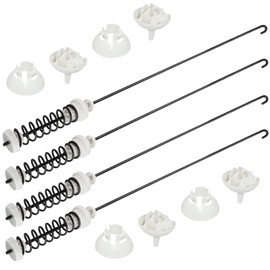 Updated W10780048 Washer Suspension Rod Kit by Snlazp - Replacement for Whirlpool Ken-more Admiral May-tag Washing Machine - Replaces ATW4675YQ1 WTW4800XQ4 WTW4800XQ1 (Pack of 4)