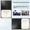 GraduatePro PU Leather 8.5x11 Certificate Cover Imprinted Diploma of Graduation