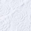 Rose Motif Towel Handkerchief, White (5664701-10-01)