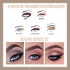 Pearlescent Eyeshadow Stick Double-Headed Monochrome Eye Shadow Pen Waterproof Eyeshadow