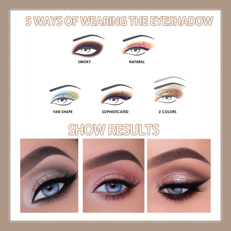 Pearlescent Eyeshadow Stick Double-Headed Monochrome Eye Shadow Pen Waterproof Eyeshadow
