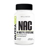 NutraBio Suplemento de N-acetil cisteína (NAC) - 90 cápsulas, 600