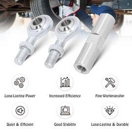 2 1/2in Adjustable Alternator Tensioning Rod Heim Joint Stainless Steel Alternator Bracket Accessories Fit for SBC BBC 350 454 Engine for Alternator Tensioning Rod Adjustable Tensioning Rod