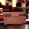 Leatherganic Travel Wallet, Long Bifold Wallet, Airline Ticket Wallet, Leather