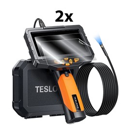IPG For Teslong NTS300 Dual Lens Borescope Inspection Camera Screen Protector (2 Units) Hydrogel Invisible Screen Guard - HD Quality/Self-Healing/Bubble -Free for NTS300