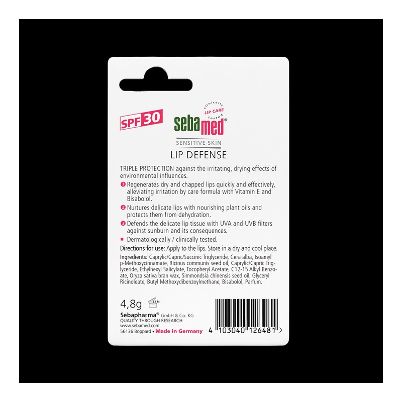 Sebamed Lip Defense Stick Spf30 4.8G
