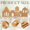 Ramadan Decorations for Home Wooden Mosque Standing Display Eid Mubarak