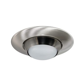 NICOR Lighting 6 inch Nickel Recessed Eyeball Trim Designed for 6 inch Housings (17506NK)