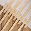 10pcs Pottery Rolling Guide Sticks, 5 Sizes Wooden Rolling Pin