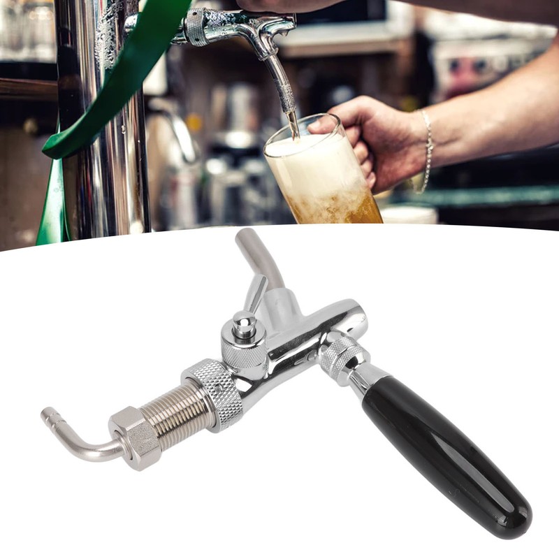 G5/8 Beer Tap Faucet Stainless Steel 304 Draft Beer Dispenser
