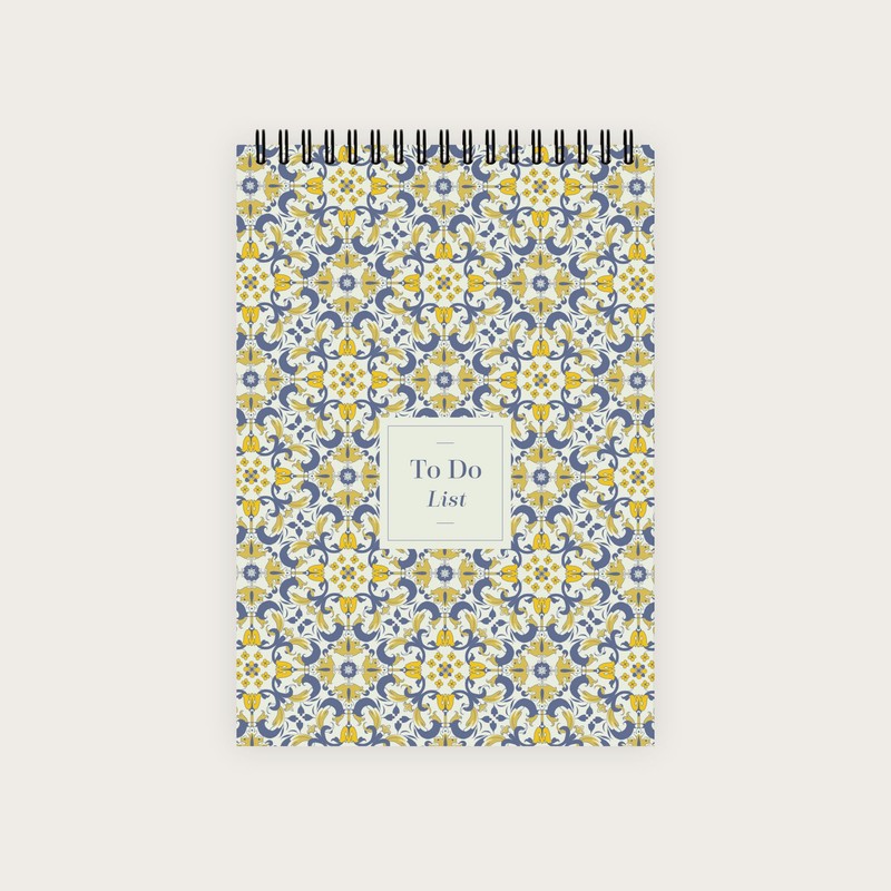 etmamu 252 To-Do List A5, 60 Sheets, 3 Columns, Task