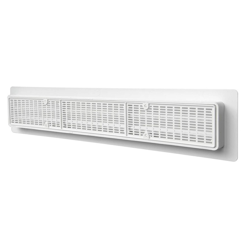 La Ventilazione P30R306B-Y Ventilation Grille, White, 305x60 mm