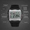 Men Digital Sports Watch WR30M Waterproof Day Date Display Electronic