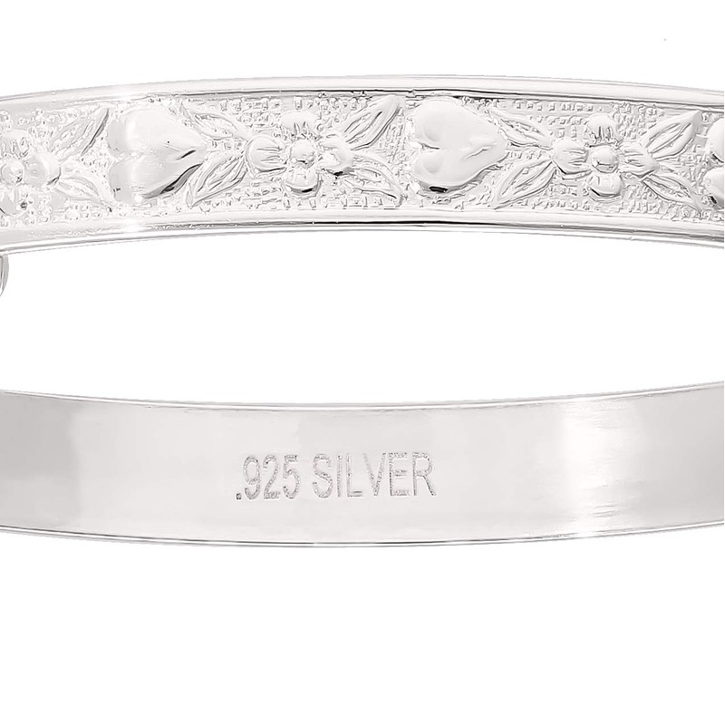 Sterling Silver Expander Bangle Baby's 5cm Internal Diameter