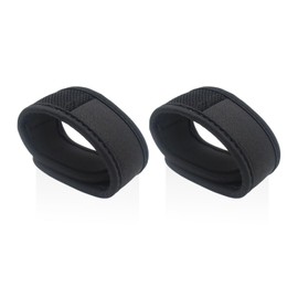 OAOSDH 2 Stücke Schwarze Armbänder, Einfache Und Stilvolle, Verstellbare Klebstoffbefestigungen, Wiederverwendbar, Universell Für Männer Und Frauen, Sportbänder Im Freien.