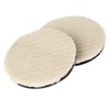 Dophee 4" Buffing Wool Pad Kit, Auto Woolen Polisher, 2Pcs