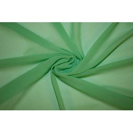 Solid Power Mesh Fabric Nylon Spandex -58"-60" Wide-Sold by The Yard (Mint)