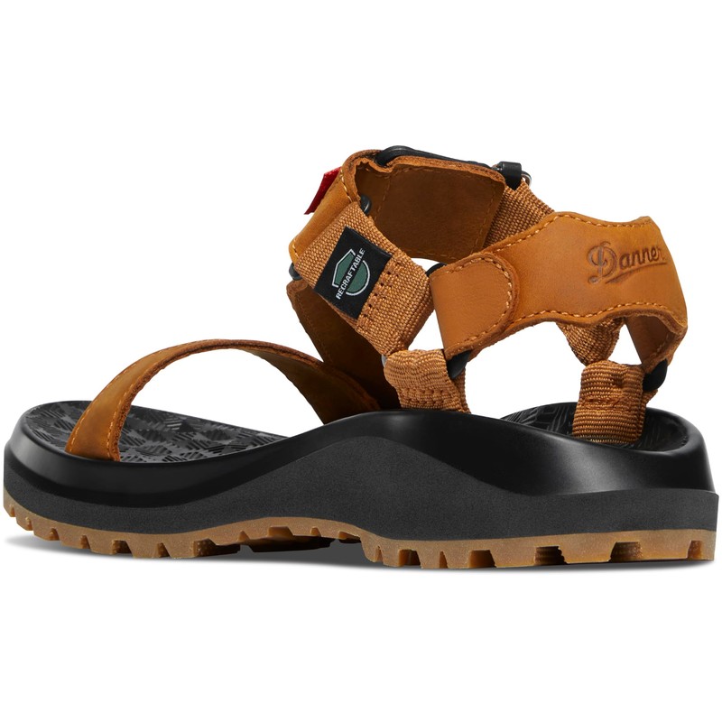 Danner Women's Joseph Leather Sandal, Roasted Pecan - 8 M