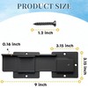 9-Inch Heavy Duty Flip Gate Latch with 4 Padlock Holes