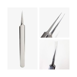 피지제거기 족집게 3종세트 일자형 고리형 브이자형 압출 브이형 핀셋 Pore Extractor Tweezers 3-Piece Set Straight, Loop, and V-Shape Extractor Tweezers