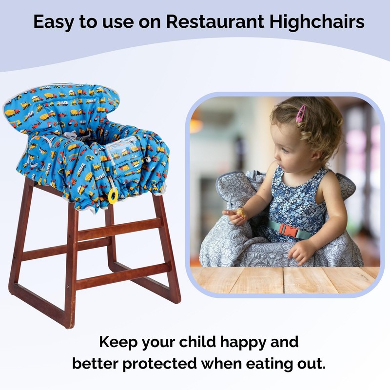 Suessie Shopping Cart Cover and High Chair Cover, Construction