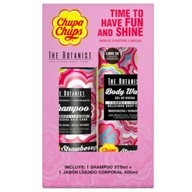 CHUPA CHUPS 2Pack Shampoo Strawberry 375 ml + Body Wash Strawberry 400 ml, Total 775 ml